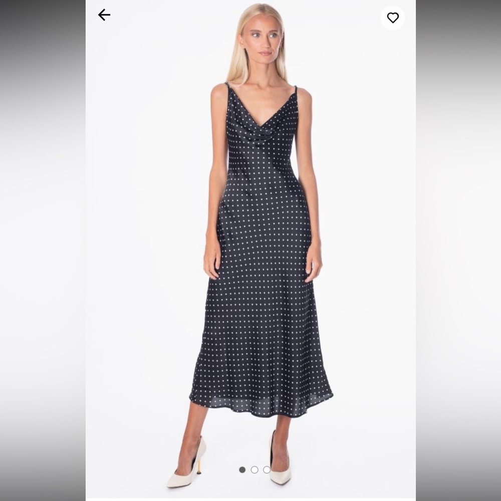 Black and White Polka Dot Dress